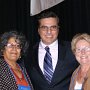 From left: Dr. Naushira Pandya, Dr. John Symeonides, and Charlene Demers during annual awards luncheon