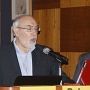 Dr. Robert Kaplan (left) introduces speaker Dr. Alva Baker before his lecture